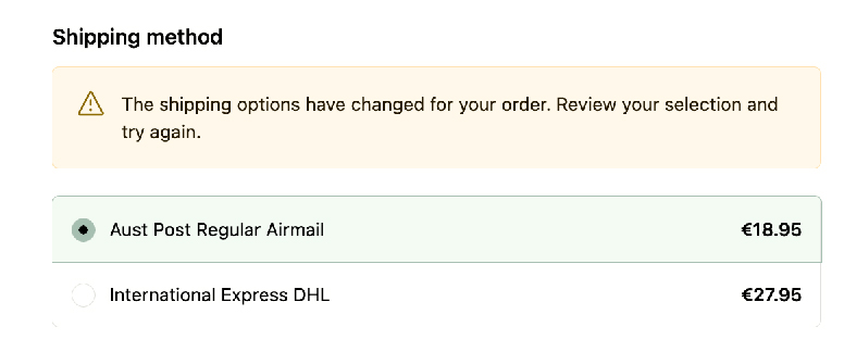 shipping